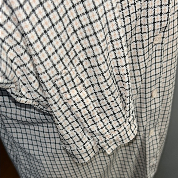 Adrianna Papell Black and White Grid Blouse - Picture 4 of 6